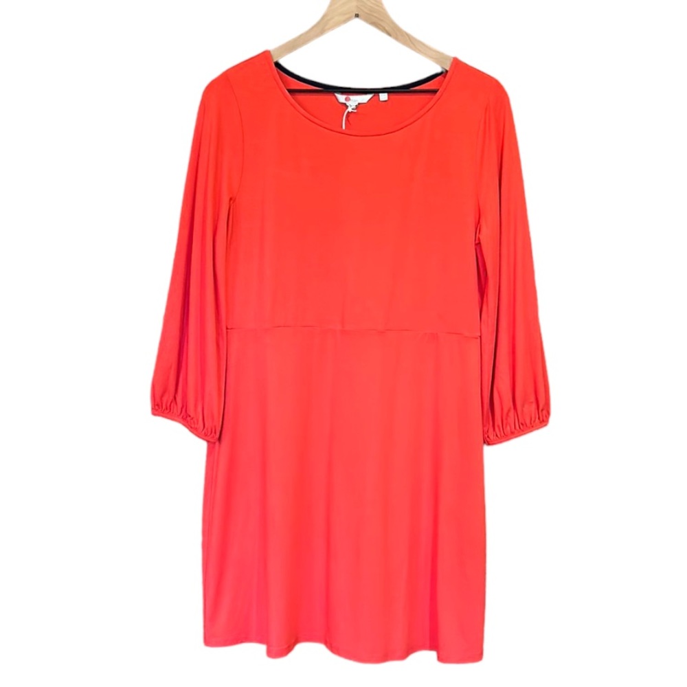 NWT Boden Lucie Jersey Knit Tunic Dress Balloon Sleeve Size 10